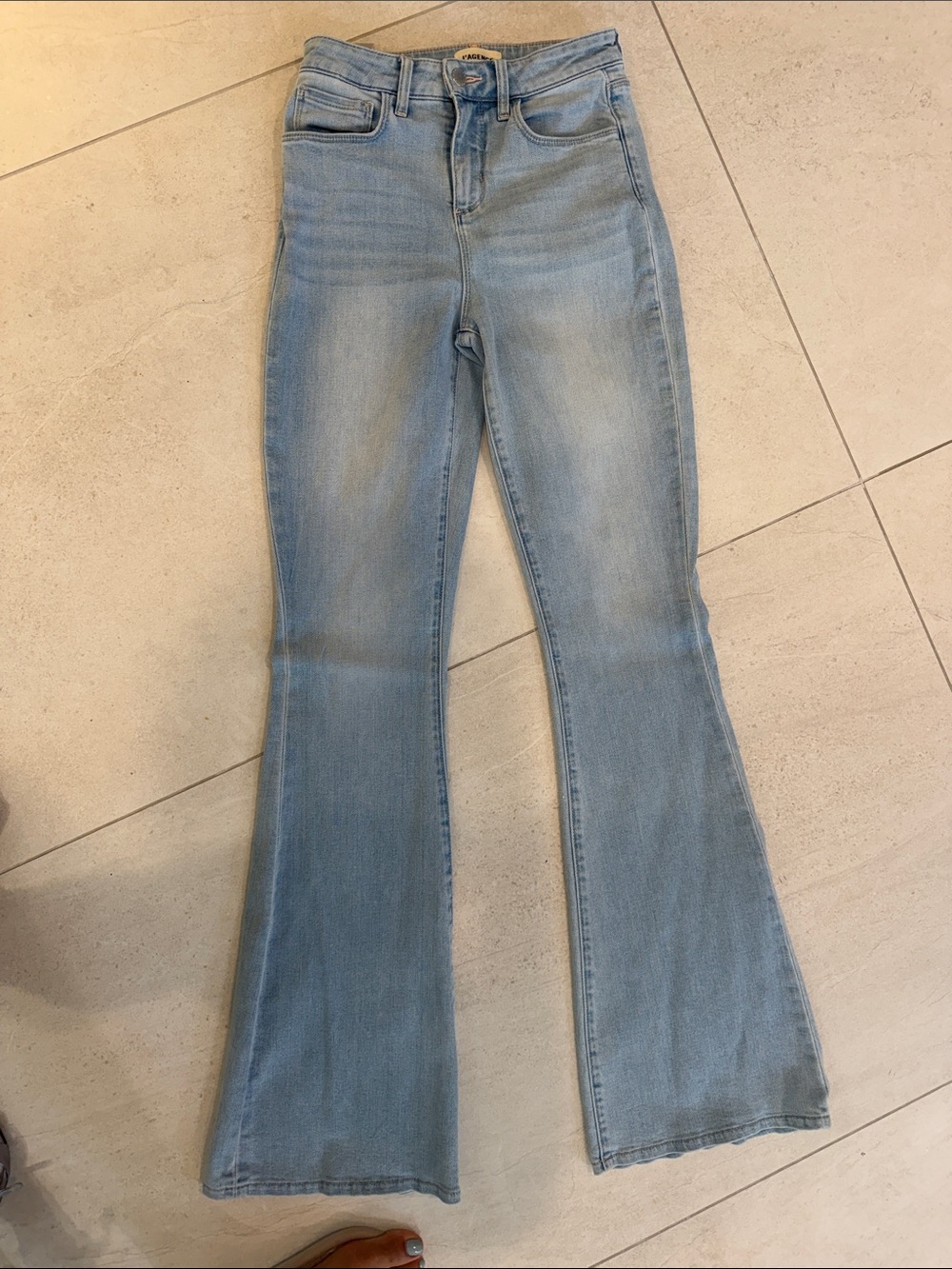 L'AGENCE Light Blue Boot Cut Jeans
